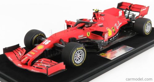 FERRARI  F1  SF1000 TEAM SCUDERIA FERRARI MISSION WINNOW N 16 2nd AUSTRIAN GP 2020 CHARLES LECLERC - CON VETRINA - WITH SHOWCASE  MATT RED