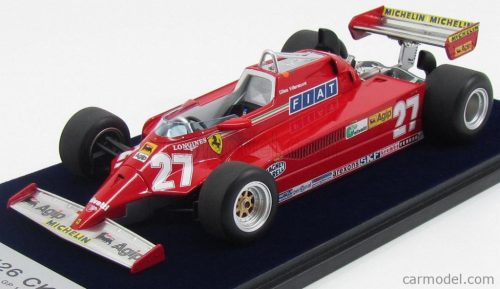 FERRARI  F1 126CK N 27 WINNER GP SPANISH 1981 GILLES VILLENEUVE  RED