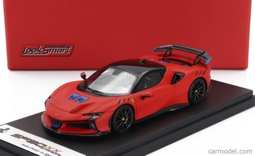 FERRARI  SF90 XX STRADALE 2024  ROSSO LE MANS - MATT RED BLUE BLACK