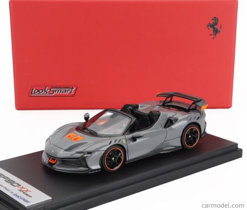 FERRARI  SF90 XX STRADALE SPIDER 2024  GRIGIO NARDO - GREY ORANGE BLACK