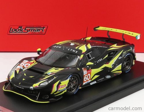 FERRARI  488 GTE IRON LYNX TEAM N 60 24h LE MANS 2021 RAFFAELE GIAMMARIA - PAOLO RUBERTI - CLAUDIO SCHIAVONI