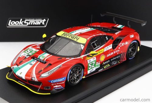 FERRARI  488 GTE EVO 3.9L TURBO V8 TEAM AF CORSE N 52 3rd LMGTE PRO CLASS 24h LE MANS 2022 M.MOLINA - A.FUOCO - D.RIGON