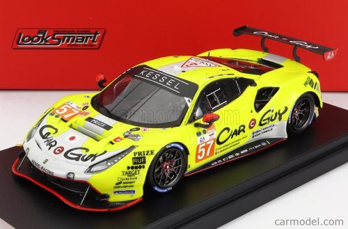 FERRARI  488 GTE EVO 3.9L TURBO V8 TEAM KESSEL RACING N 57 24h LE MANS 2022 T.KIMURA - F.SCHANDORFF - M.JENSEN