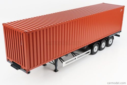 ACCESSORIES  TRAILER FOR TRUCK WITH EUROPEAN SEA-CONTAINER 40  BROWN