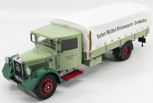 MERCEDES BENZ  LO2750 TRUCK WITH TARPAULIN - CASSONE TELONATO 1933  GREEN