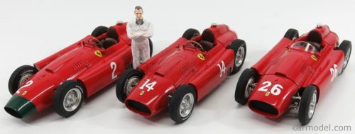 FERRARI  SET 3X F1  D50 SHORT NOSE N 14 FRENCH GP 1956 COLLINS - F1  D50 LONG NOSE N 2 GERMAN GP 1956 COLLINS - F1  D50 N 26 MONZA ITALY GP 1956 COLLINS  RED