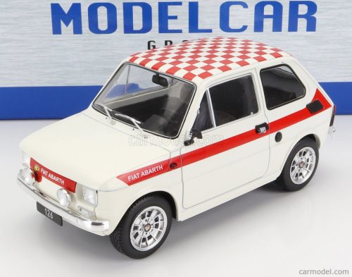 FIAT  126 LOOK ABARTH 1972  WHITE RED