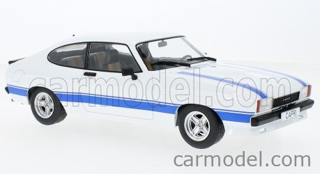 FORD ENGLAND  CAPRI MKII COUPE RHD 1975  WHITE BLUE