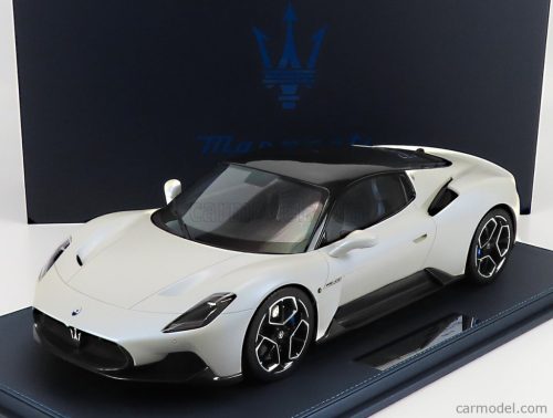 MASERATI  MC20 2020 - CON VETRINA - WITH SHOWCASE  BIANCO AUDACE - MATT WHITE