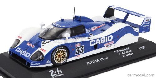 TOYOTA  TS010 3.5L V10 TEAM TOYOTA TOM'S N 33 2nd 24h LE MANS 1992 MASANORI SEKIYA - PIERRE HENRI RAPHANEL - KENNY ACHESON  BLUE WHITE