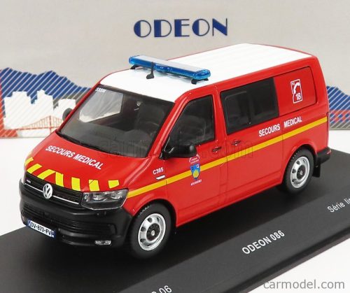 Volkswagen T6 MINIBUS SAPEURS POMPIERS SDIS 06 SECOURS MEDICAL 2015