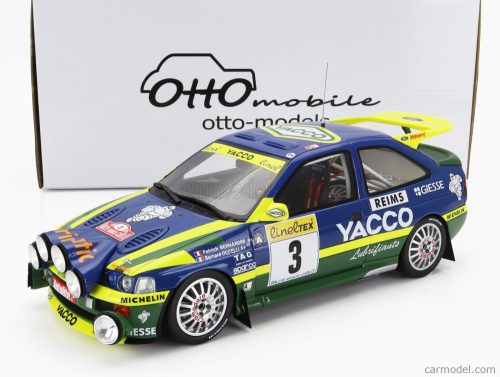 ORD ENGLAND - ESCORT RS COSWORTH TEAM ALLIANCE YACCO (night version) N 3 WINNER RALLY MONTECARLO 1996 P.BERNARDINI - B.OCCELLI