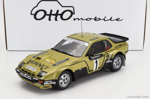 PORSCHE  924 CARRERA GTS N 1 WINNER RALLY HESSEN 1981 WALTER ROHRL - CHRISTIAN GEISTDORFER  GOLD BLACK