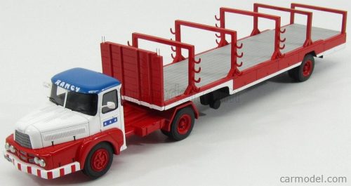 UNIC  IZOARD TRUCK SEMI-REMORQUE 1958 - SABINE RANCY CIRQUE - CIRCUS  WHITE RED BLUE