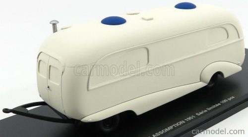 TRAILER  CARAVAN ASSOMPTION 1951  WHITE