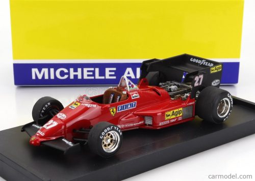 FERRARI  F1 126C4 N 27 WINNER BELGIUM GP 1984 MICHELE ALBORETO  RED BLACK