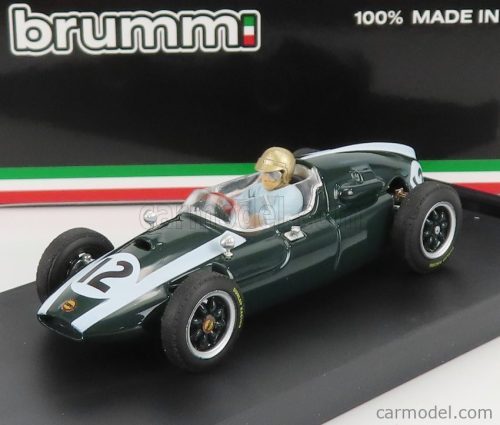 COOPER  F1 T51 CLIMAX N 12 WINNER BRITISH GP JACK BRABHAM 1959 WORLD CHAMPION - WITH DRIVER FIGURE