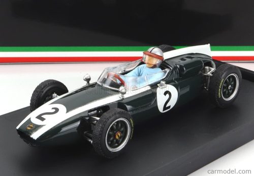 COOPER  F1  T53 N 2 BRITISH GP 1960 B.MCLAREN - WITH DRIVER FIGURE