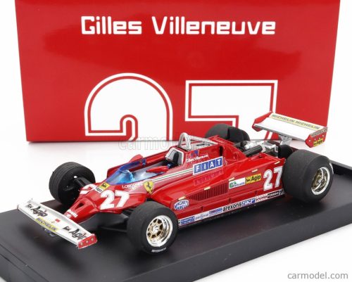 FERRARI  F1  126CK TURBO N 27 ITALY GP 1981 GILLES VILLENEUVE  RED