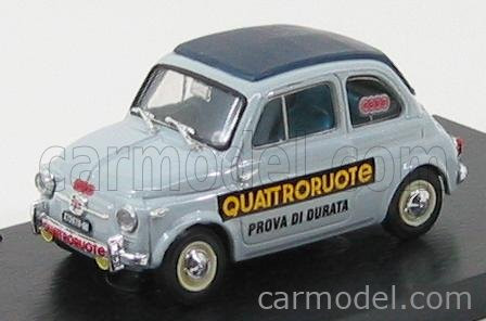 FIAT  500 NUOVA 1958 - PROVA DI DURATA QUATTRORUOTE  GREY