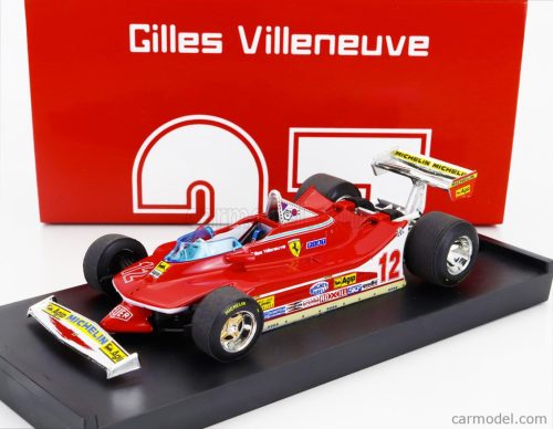 FERRARI  F1  312T4 N 12 WINNER USA OVEST GP 1979 GILLES VILLENEUVE  RED