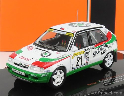 SKODA  FELICIA TEAM SKODA MOTORSPORT N 21  RALLY MONTECARLO 1997 P.SIBERA -  P.GROSS