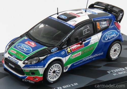 FORD ENGLAND  FIESTA RS WRC N 4 3rd RALLY MONTECARLO 2012 P.SOLBERG - C.PATTERSON  BLUE GREEN WHITE