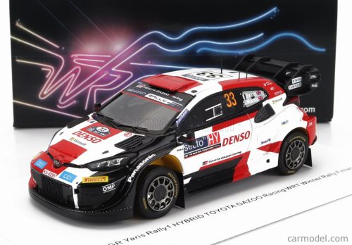 TOYOTA  YARIS GR HYBRID RALLY1 TEAM TOYOTA GAZOO RACING WRT N 33 WINNER RALLY FINLAND 2023 ELFYN EVANS - SCOTT MARTIN  WHITE RED BLACK