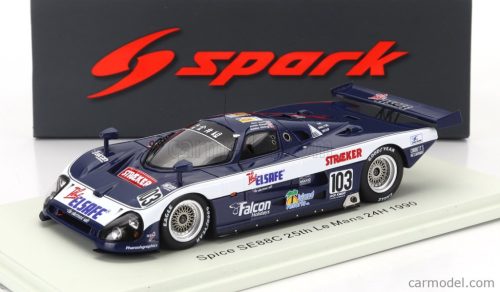 SPICE  SE88C 3-3L V8 TEAM MAKO N 103 24h LE MANS 1990 ROBBIE STIRLING - JAMES SHEAD - ROSS HYETT  BLUE WHITE