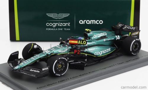 ASTON MARTIN  F1  AMR23 TEAM ARAMCO COGNIZANT N 14 2nd CANADA GP 2023 FERNANDO ALONSO  GREEN