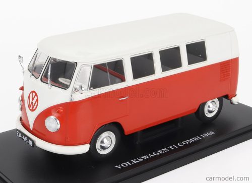 VOLKSWAGEN  T1 KOMBI MINIBUS 1960  RED WHITE