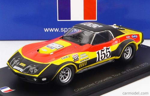 CHEVROLET  CORVETTE C3 N 155 TOUR DE FRANCE 1970 H.GREDER - J.C.PERRAMOND