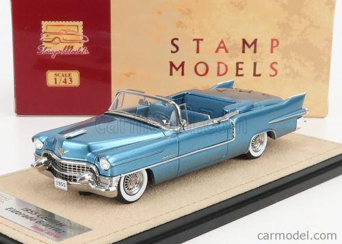 CADILLAC  ELDORADO BIARRITZ 1955 OPEN TOP  BAHAMA BLUE MET