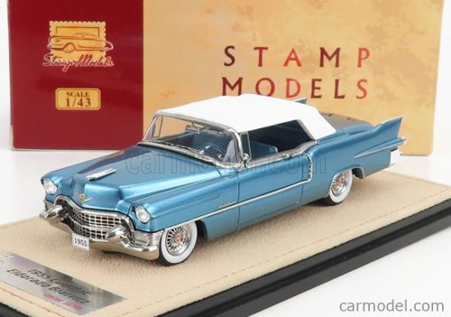 CADILLAC  ELDORADO BIARRITZ 1955 CLOSED TOP  BAHAMA BLUE MET