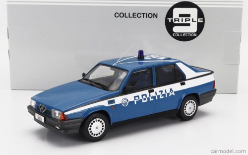 ALFA ROMEO  75 POLIZIA - POLICE - 1988  BLUE WHITE