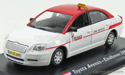 TOYOTA  AVENSIS TAXI EINDHOVEN 2003  WHITE RED