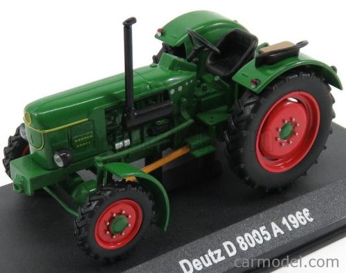 DEUTZ  D8005A TRACTOR 1966 - CON VETRINA - WITH SHOWCASE  GREEN RED