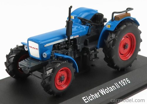 EICHER  WOTAN II TRACTOR 1976 - CON VETRINA - WITH SHOWCASE  BLUE RED