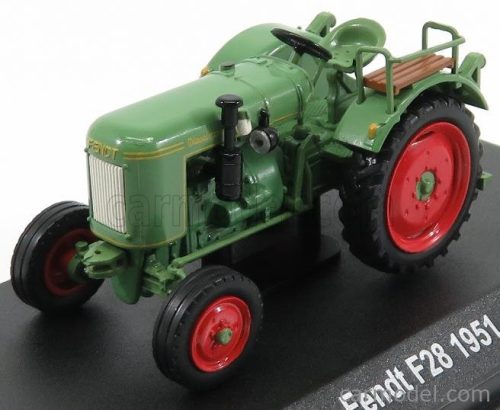 FENDT  F28 TRACTOR TRUCK 1951 - CON VETRINA - WITH SHOWCASE  GREEN RED