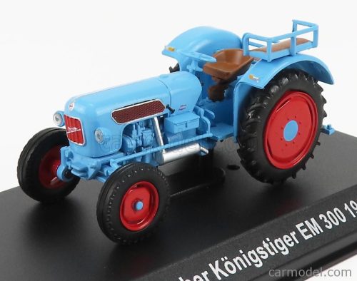 EICHER  KONIGSTIGER EM300 TRACTOR 1960 - CON VETRINA - WITH SHOWCASE  LIGHT BLUE