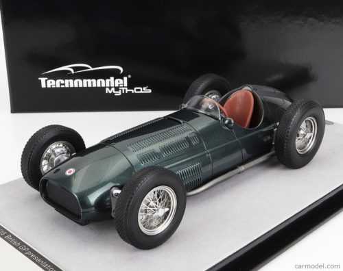 BRM  F1  V16 N 0 BRITISH GP 1950 PRESENTATION CAR DRIVER RAYMOND MAYS  GREEN