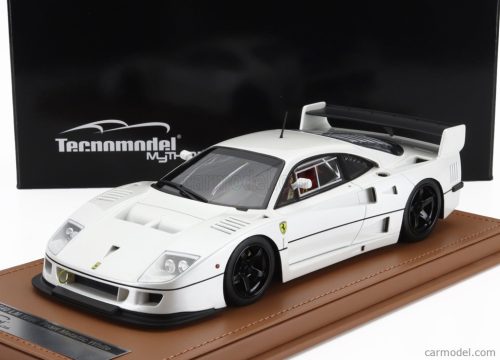 FERRARI  F40 LM PRESS VERSION 1996 - WITH 5 SPOKE BLACK RIMS  WHITE MET