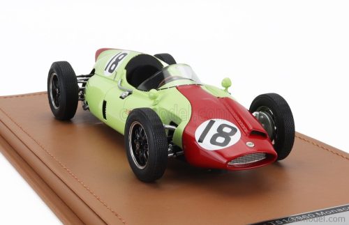 COOPER  F1  T51 N 18 MONACO GP 1960 TONY BROOKS  LIGHT GREEN RED