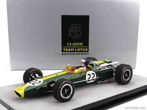 LOTUS F1 43 TEAM LOTUS N 22 MONZA ITALY GP (with pilot figure) 1966 JIM CLARK