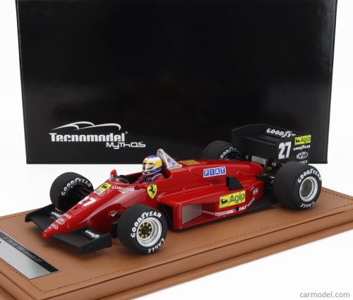 FERRARI  F1  156-85 N 27 CANADA GP (with pilot figure) 1985 MICHELE ALBORETO  RED BLACK