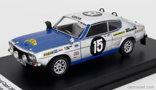 FORD ENGLAND  CAPRI 2600 (night version) N 15 RALLY EAST AFRICAN SAFARI 1970 ROBIN C. HILLYAR - JOHN AIRD (JOCK)  GREY MET BLUE