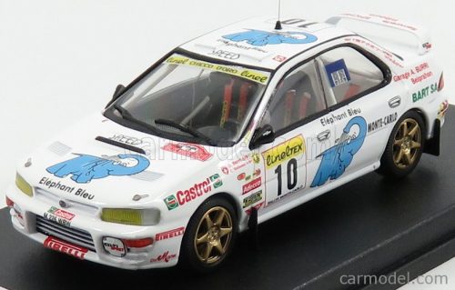 SUBARU  IMPREZA N 10 RALLY MONTECARLO 1997 O.BURRI - C.HOFMANN  WHITE