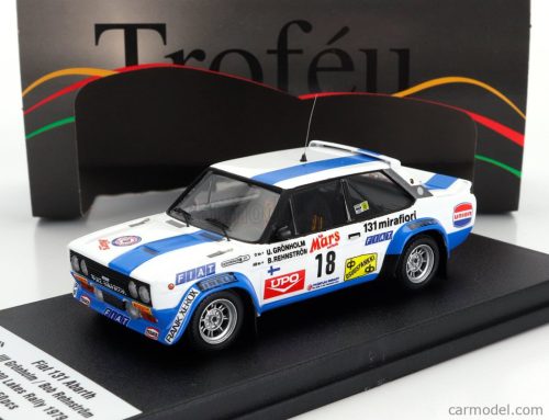 FIAT  131 ABARTH (night version) N 18 4th RALLY 1000 LAKES 1979 ULF GRONHOLM - BOB REHNSTROM  WHITE BLUE