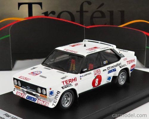 FIAT  131 ABARTH N 8 RALLY 1000 LAKES 1978 S-LAMPINEN - J-MARKKANEN  WHITE