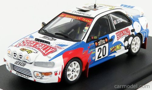 SUBARU  IMPREZA WRX (night version) N 20 RALLY SAFARI 1999 H-MIYOSHI - E-OSAWA  WHITE RED LIGHT BLUE